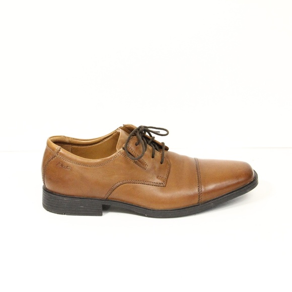 Clarks Collection Dress Shoe Mens Leather Oxford sz 9 Cap Toe main image 4